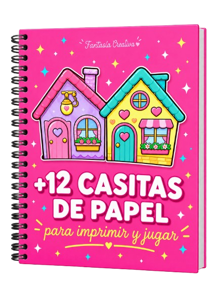 Kit 12 Casitas de Papel